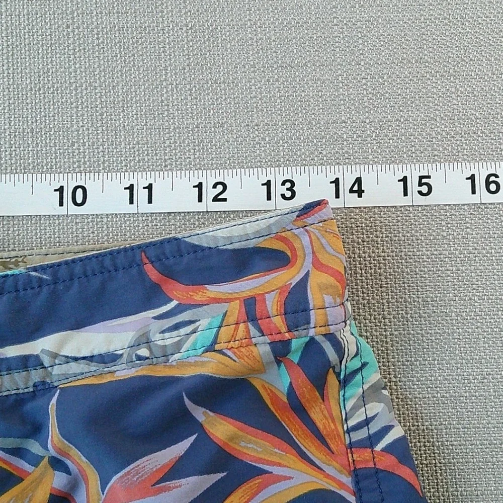 Patagonia Board Shorts Mens 28 Blue Bird of Paradise Marlin STY86620SP16